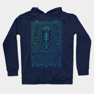 Tropical Geometric Abstract 1 Hoodie